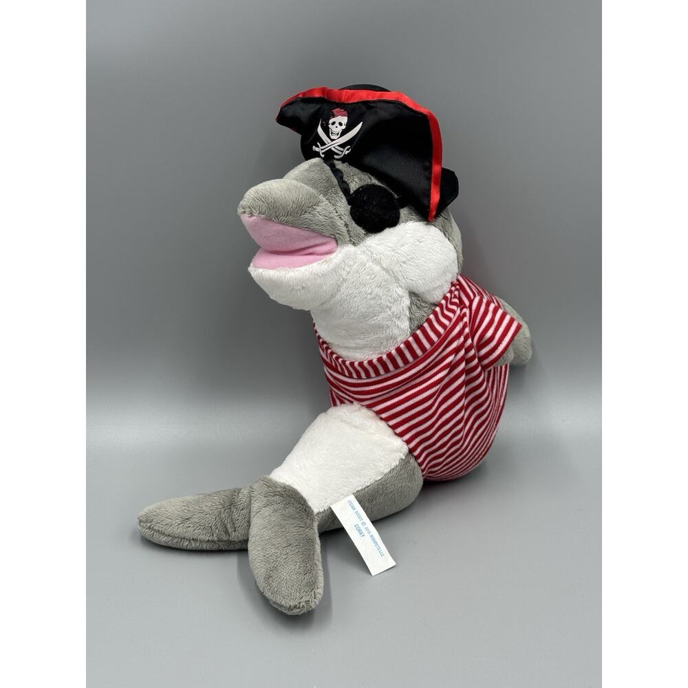 Wishpets Corky Dolphin Pirate Plush 11” Stuffed Animal 2015